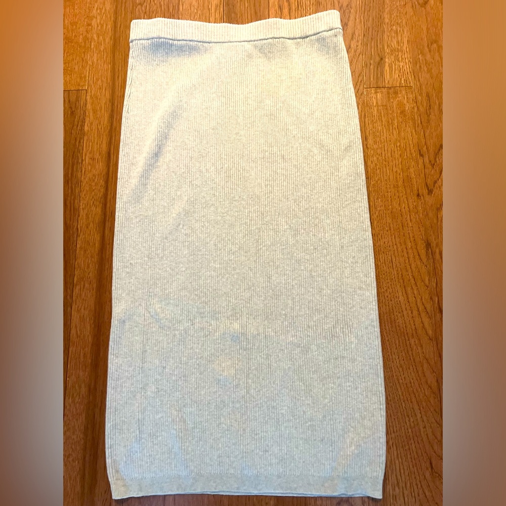 Knit sweater skirt